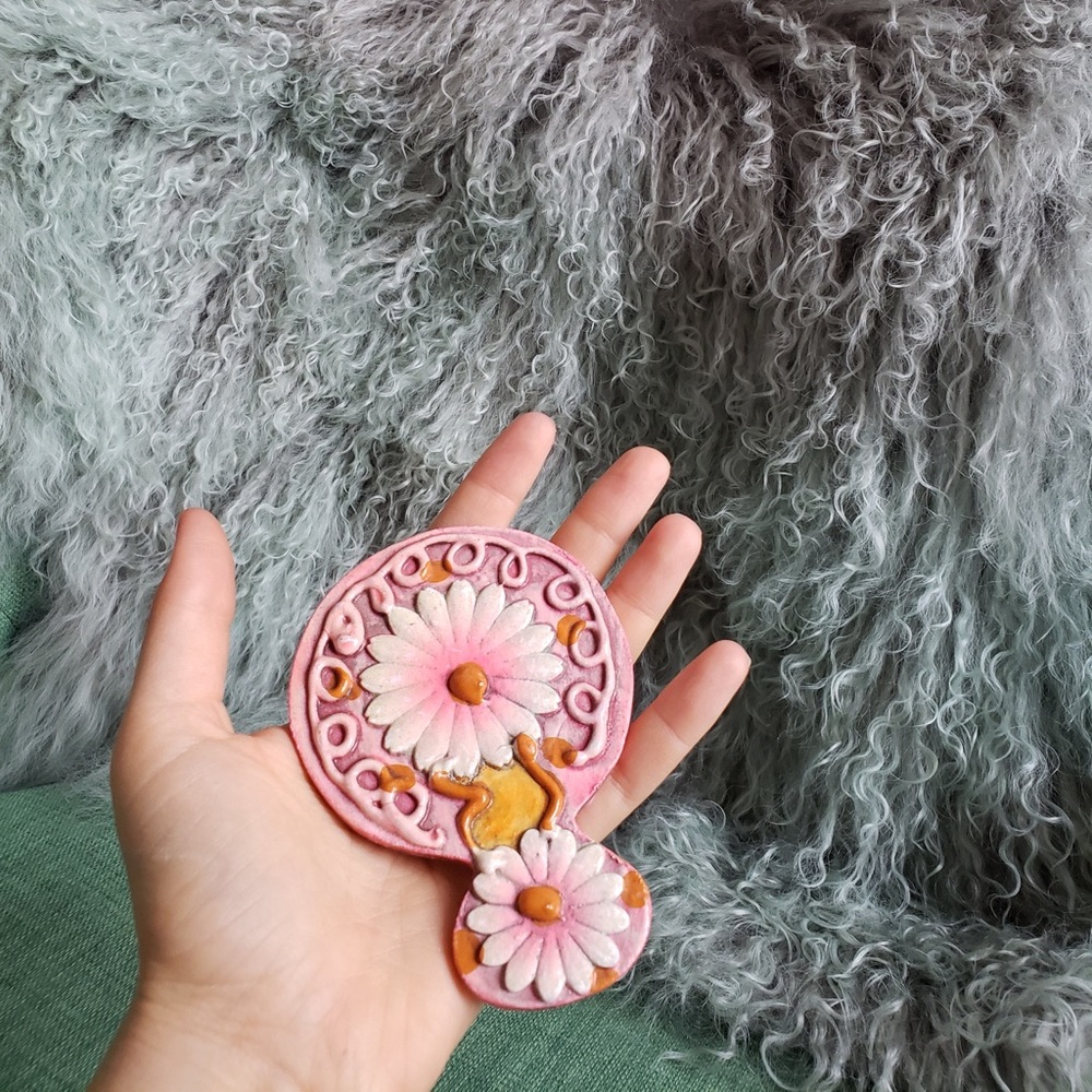 VTG Vintage hand made mirror